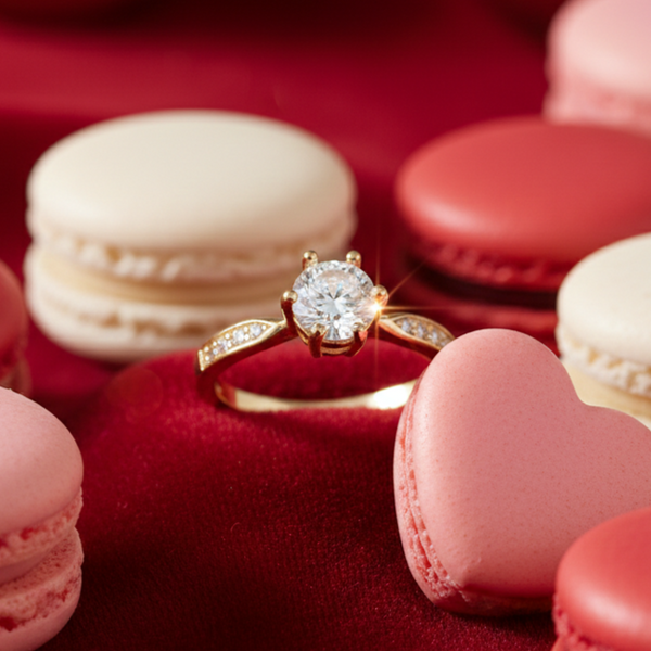 Gold-Tone Engagement Ring