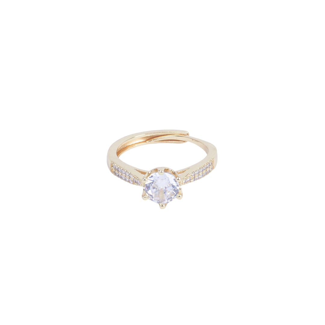 Shimmering Crystal Ring