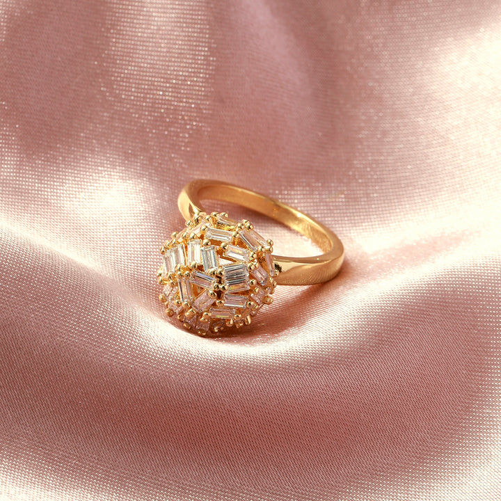 Glittering Grace Ring-Gold