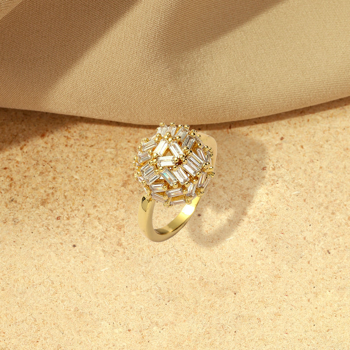 Glittering Grace Ring-Gold