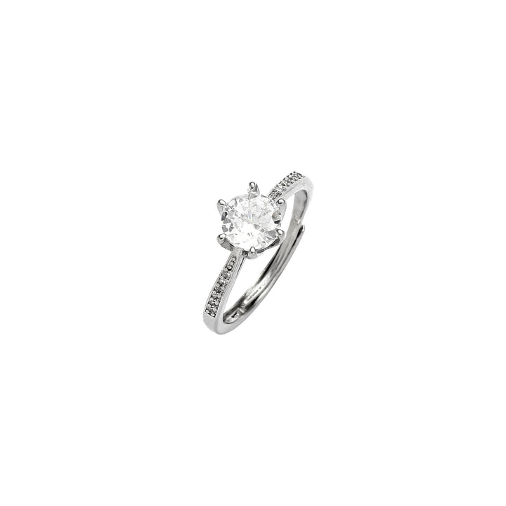 Luster Silver Promise Ring