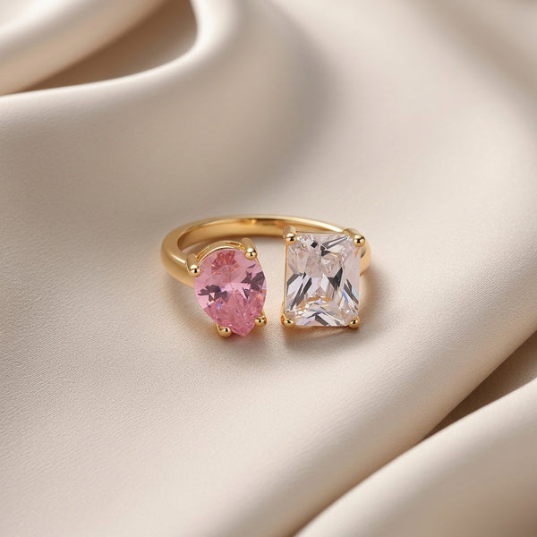 Mesmerize Toi-et-Moi Golden Ring