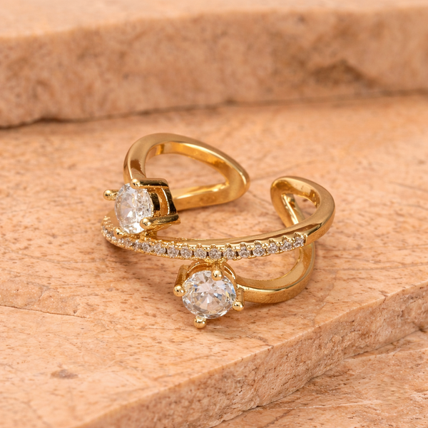 Celestial Diamond Gold Ring