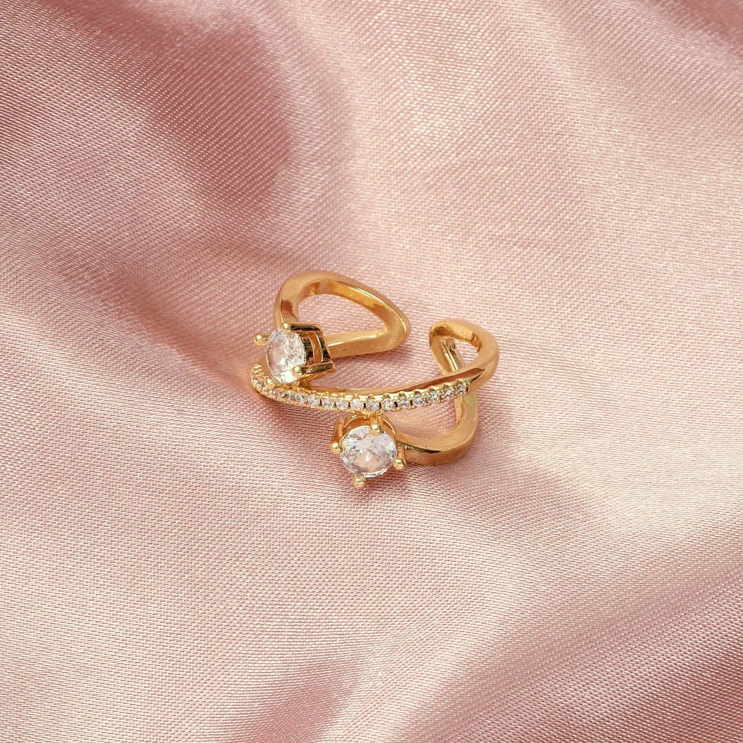 Celestial Diamond Gold Ring