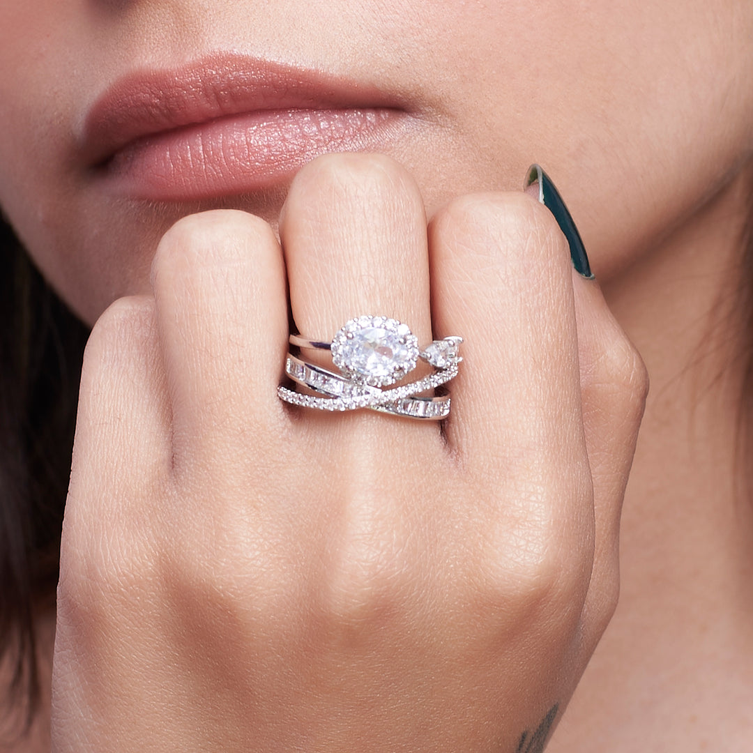 Royal Diamond Crown Ring