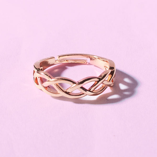 Never ending Infinity RoseGold Ring