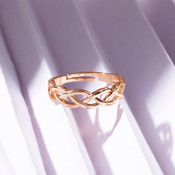 Never ending Infinity RoseGold Ring