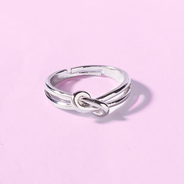 Love Knot Silver Ring