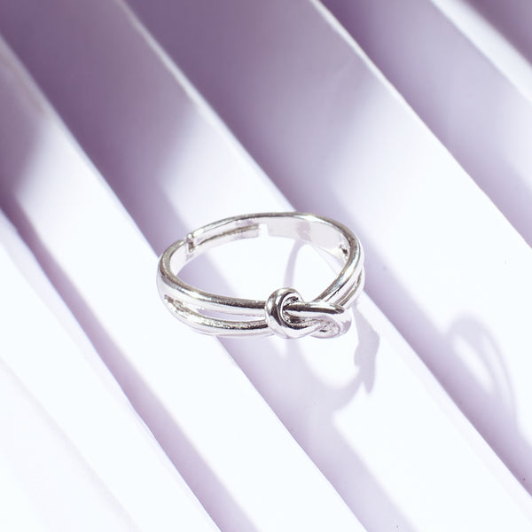 Love Knot Silver Ring