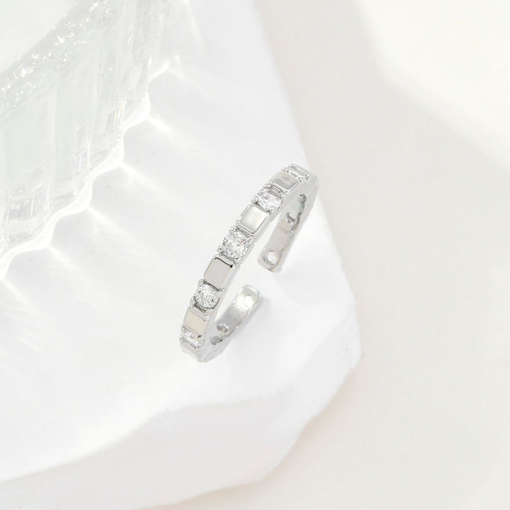 Silver Multi Stone Ring