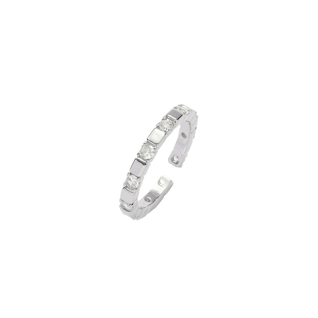 Silver Multi Stone Ring