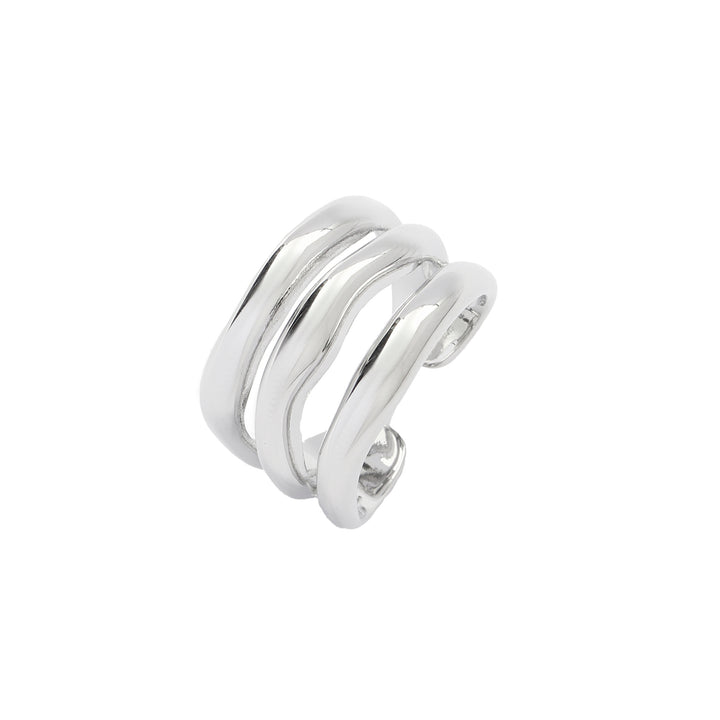 Trendy Golden Multi Spiral Ring