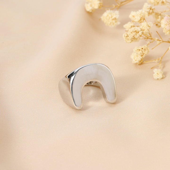 Moonbend Silver ring