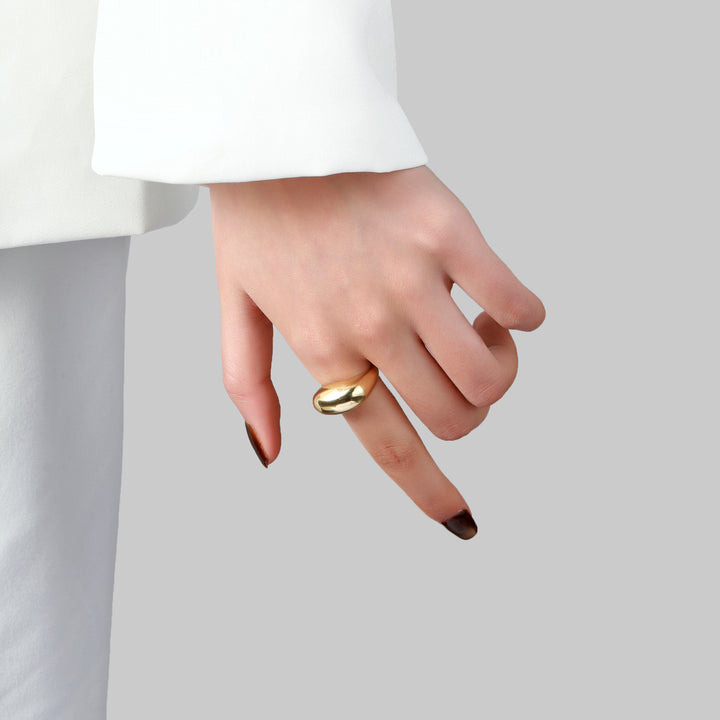 Golden Plated Stackable Ring
