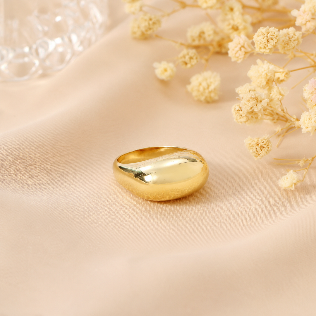 Golden Plated Stackable Ring