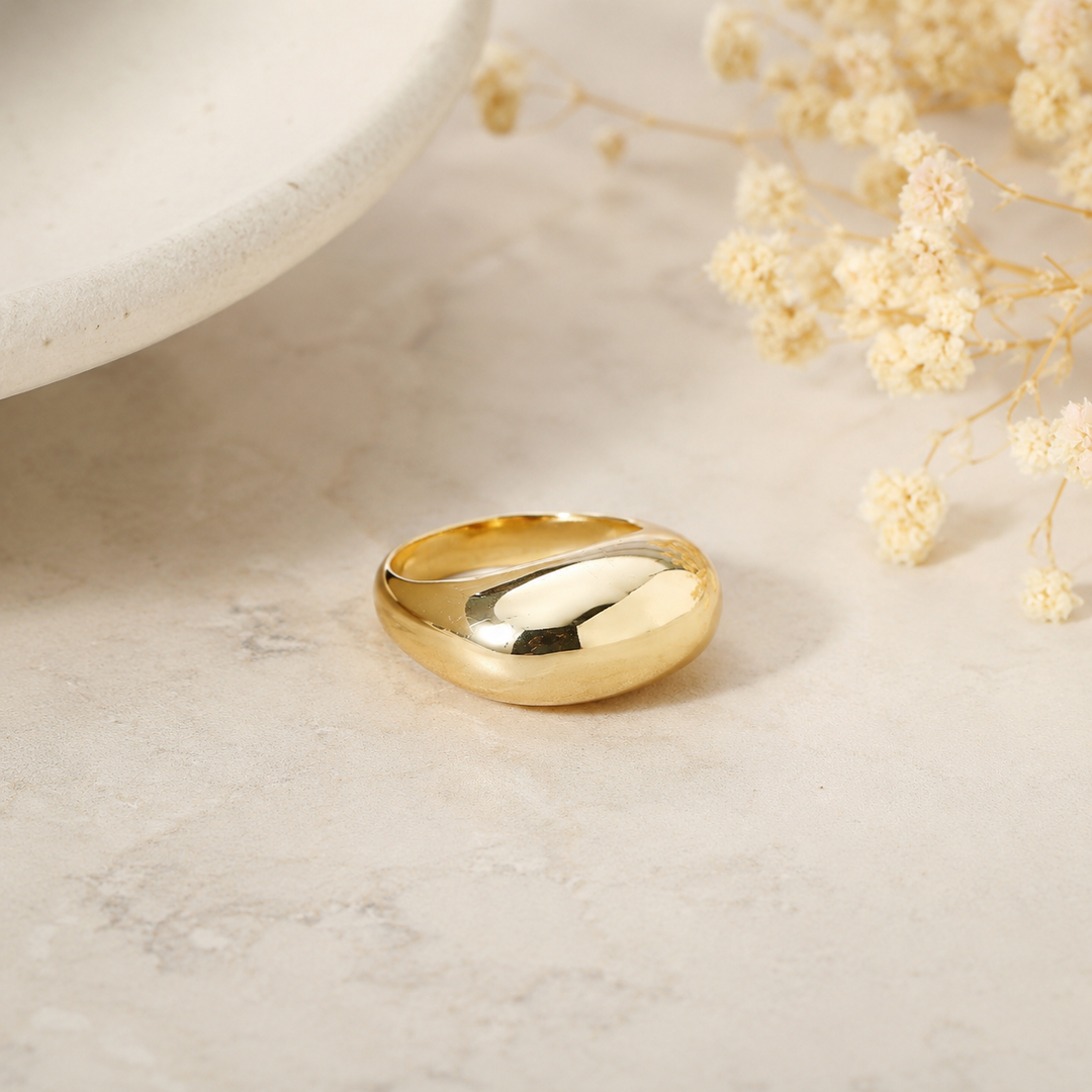 Golden Plated Stackable Ring