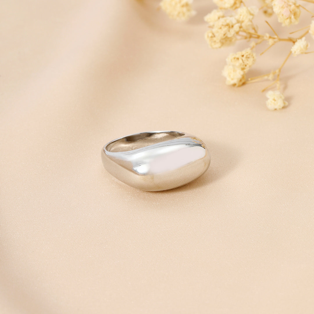 Silver Plated Stackable Ring