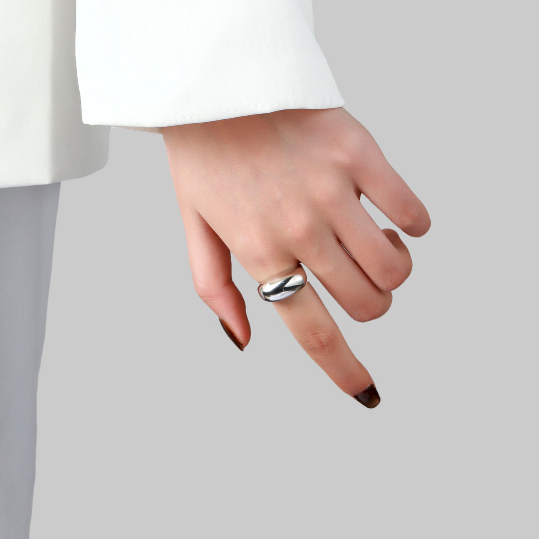 Silver Plated Stackable Ring