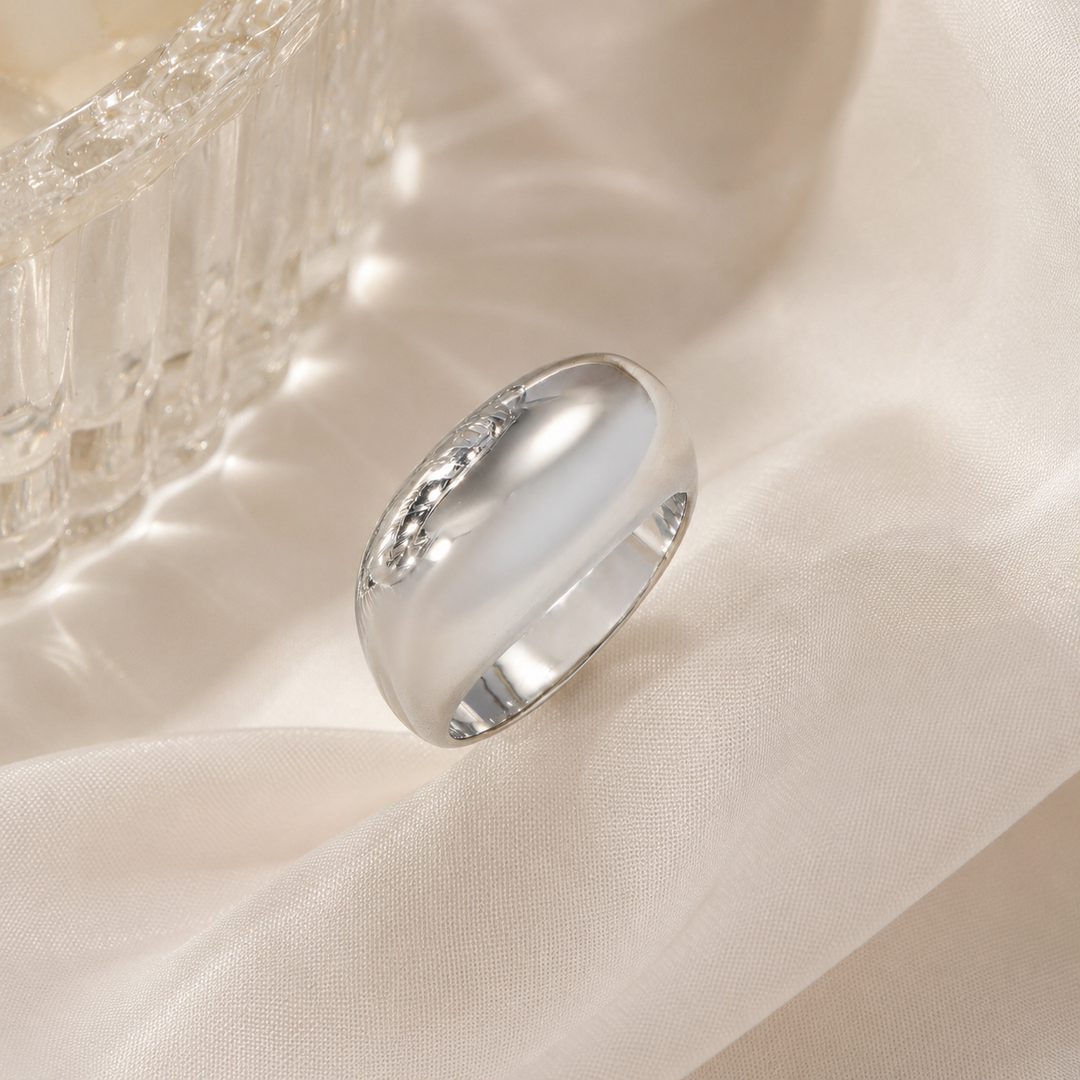 Silver Plated Stackable Ring