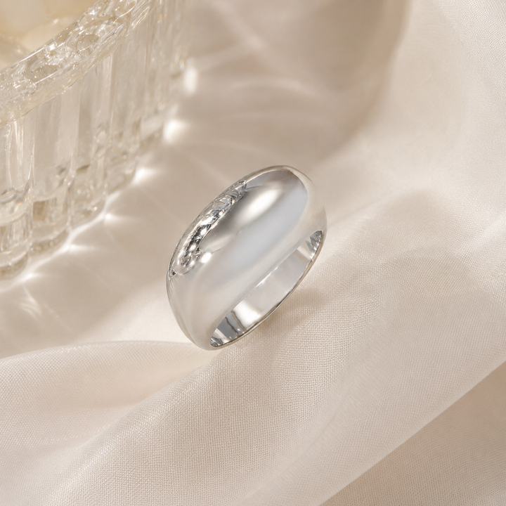 Silver Plated Stackable Ring
