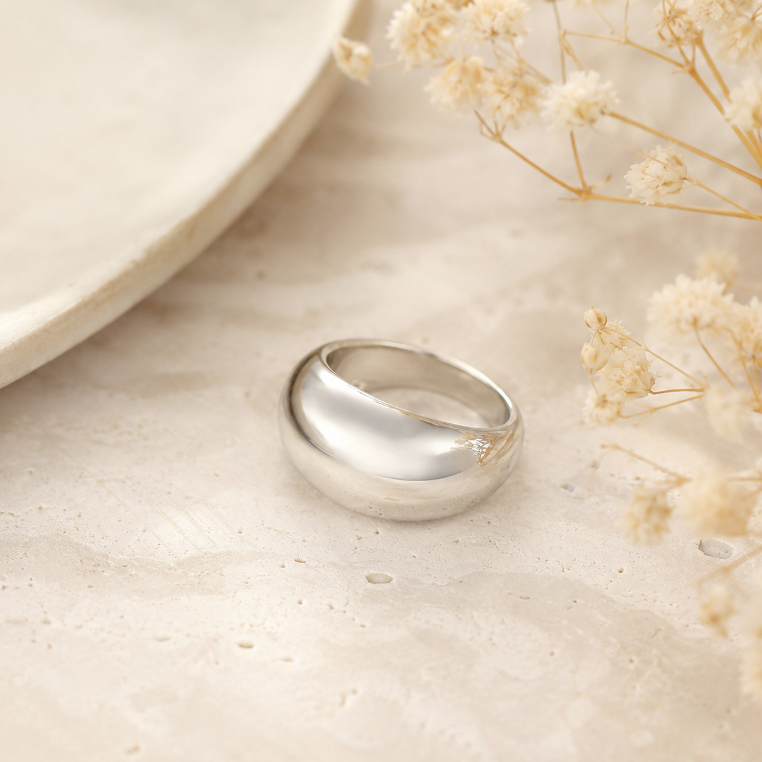 Silver Plated Stackable Ring