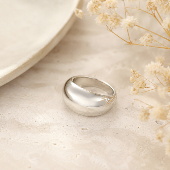 Silver Plated Stackable Ring