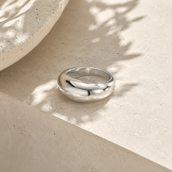 Silver Plated Stackable Ring