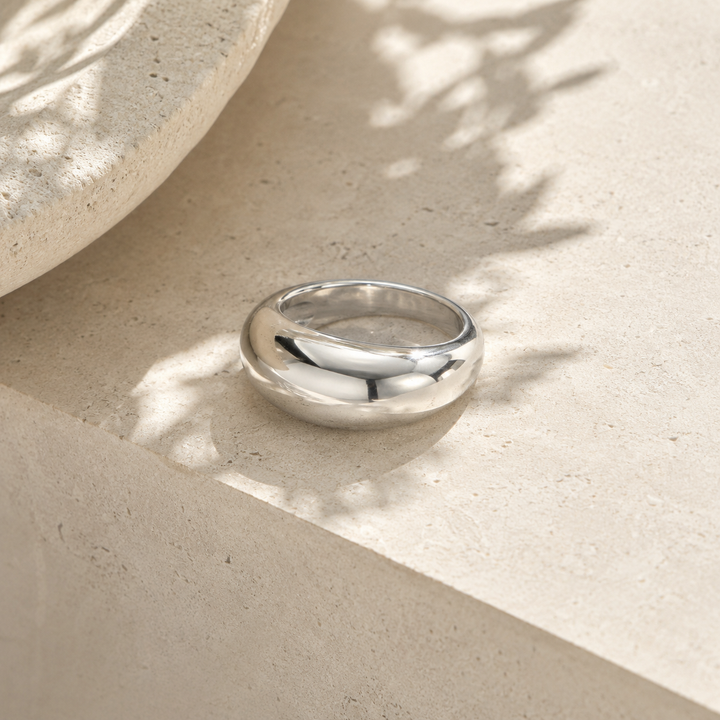 Silver Plated Stackable Ring