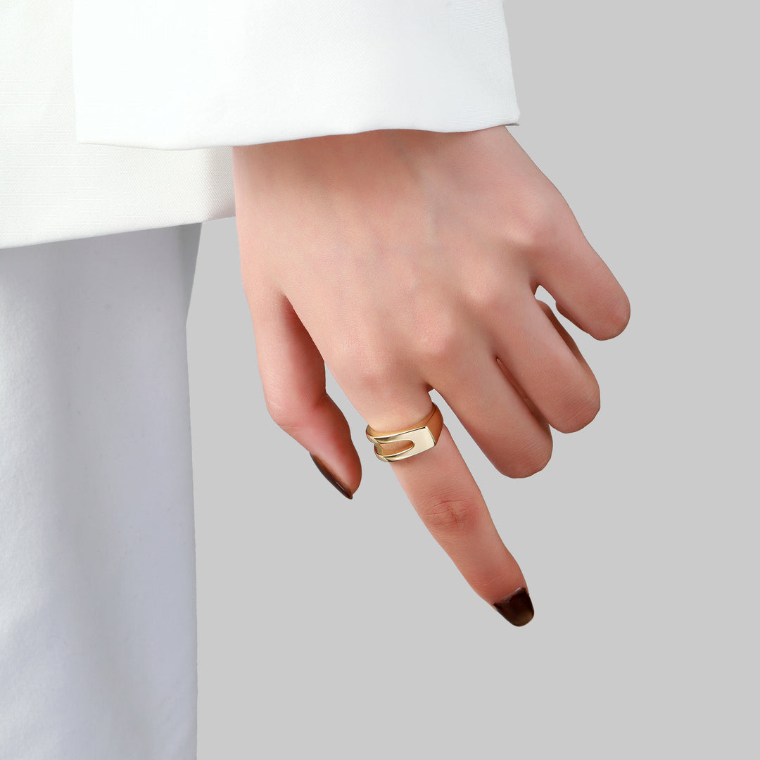 Golden Signet Ring