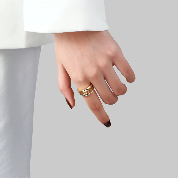 Multi-spiral Golden Ring