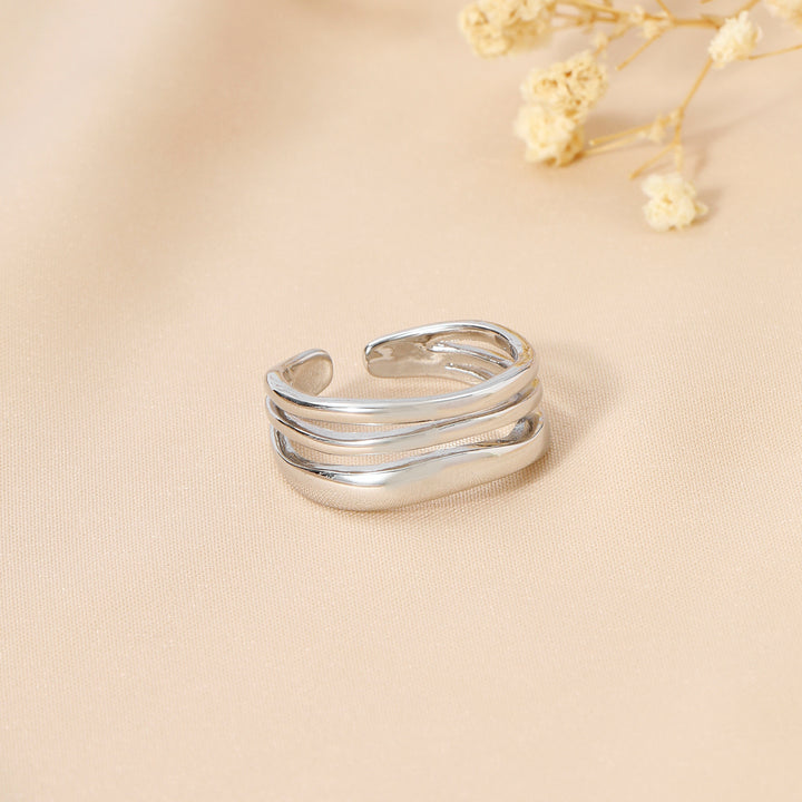 Multi-spiral Silver Ring