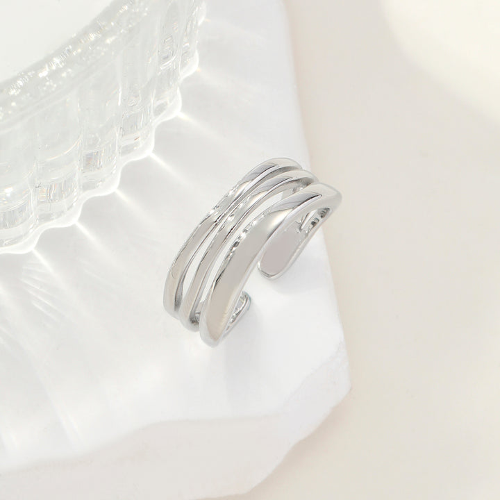 Multi-spiral Silver Ring