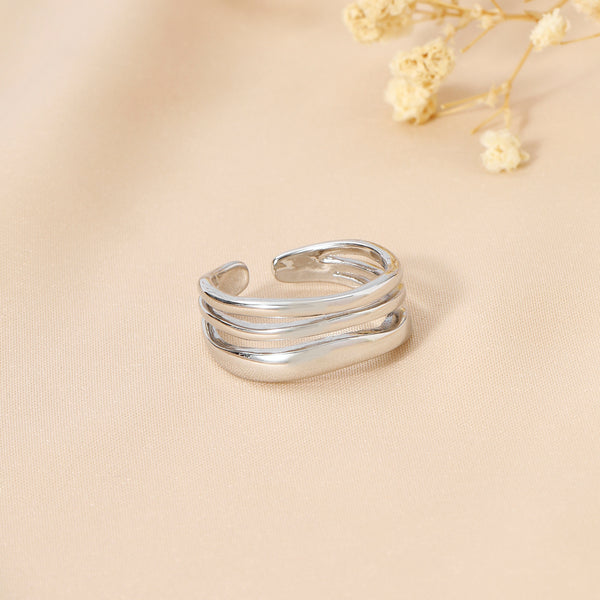 Multi-spiral Silver Ring
