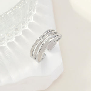 Multi-spiral Silver Ring