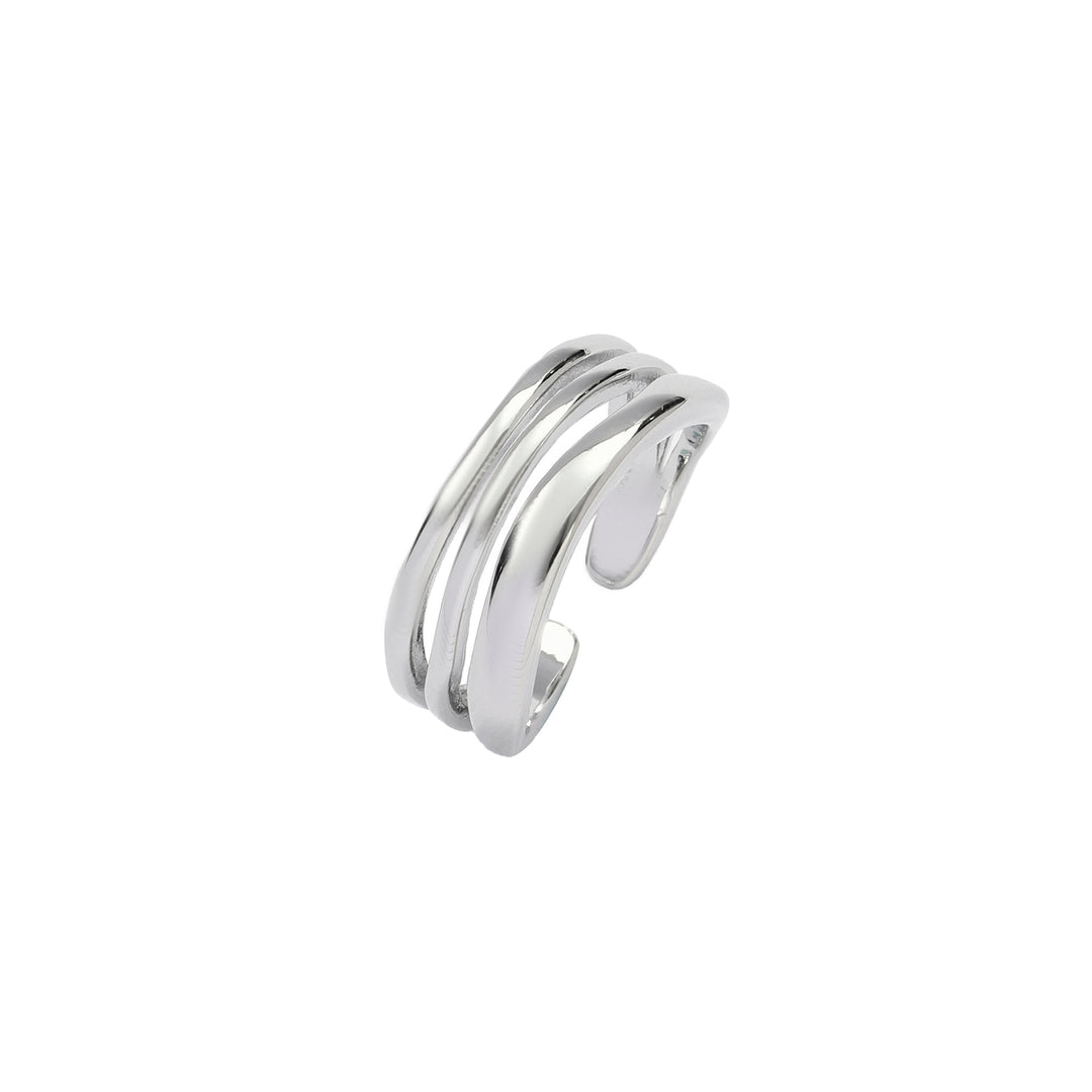 Multi-spiral Silver Ring