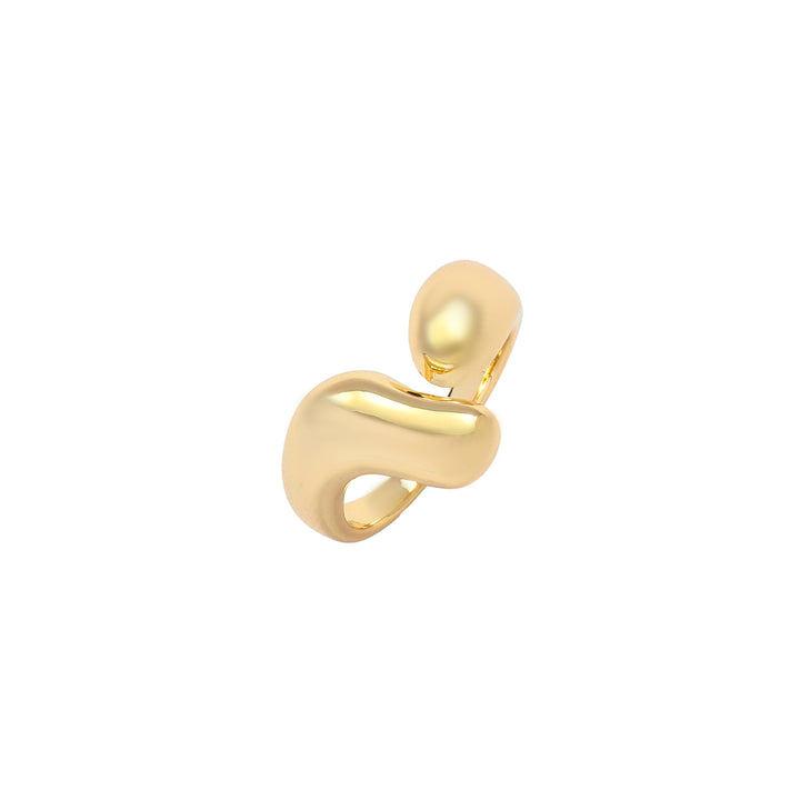 Chunky Molten Metal Gold Ring