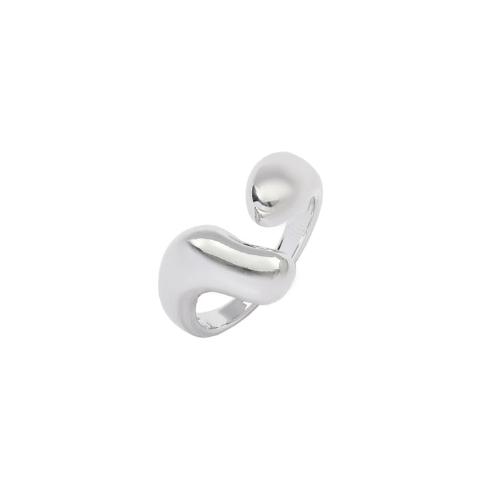Chunky Molten Metal Silver Ring