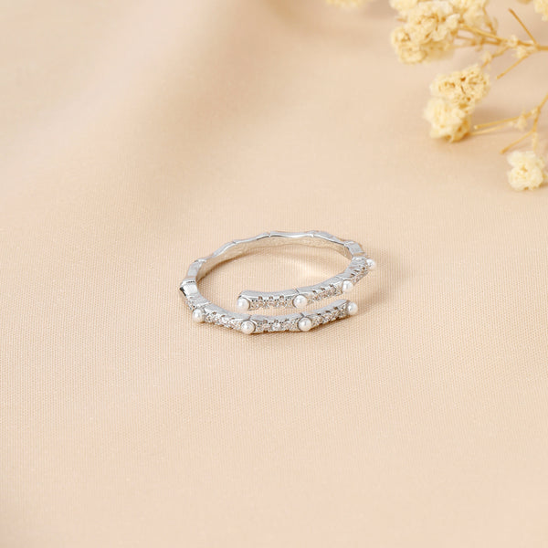 Silver Shiny Sparkle Ring
