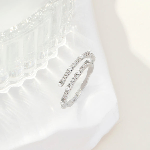 Silver Shiny Sparkle Ring