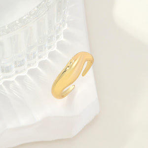 Molten Wave Golden Ring