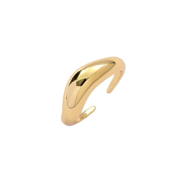 Molten Wave Golden Ring