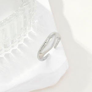 Molten Wave Silver Ring - Salty Accessories