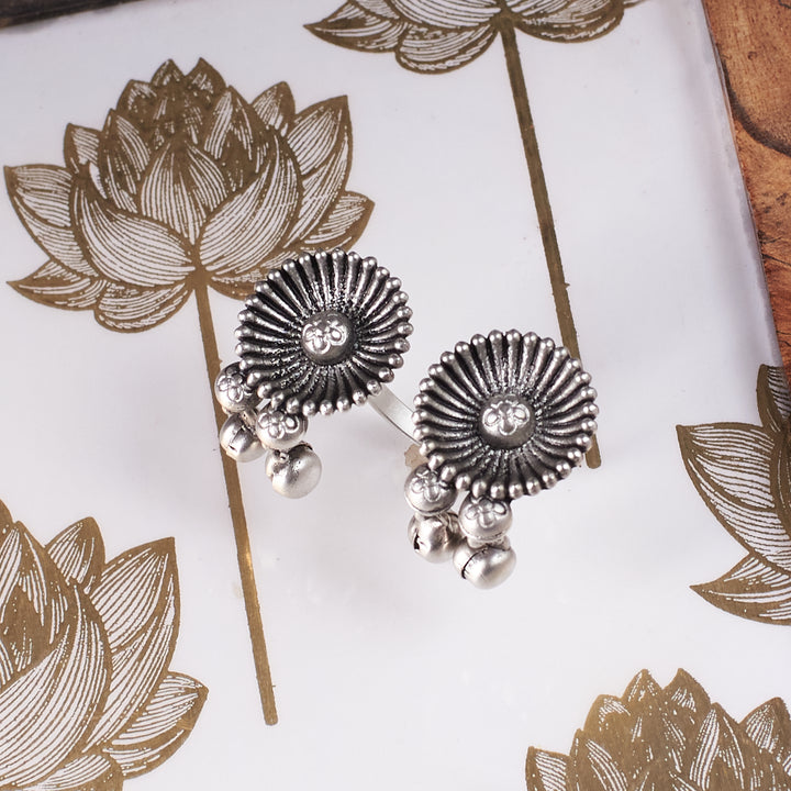 Oxidized Dome Ring