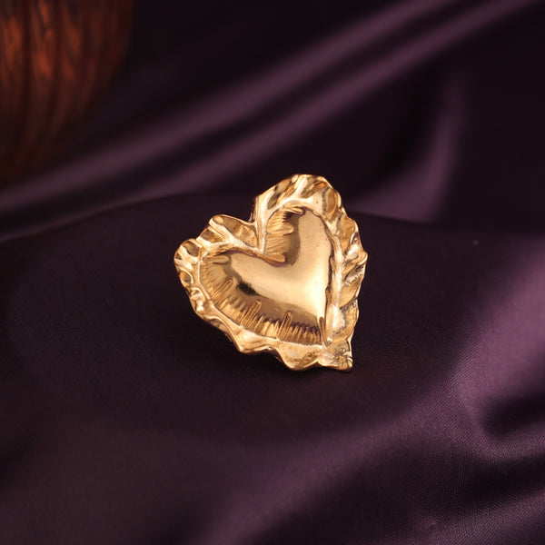Lace Open Heart Ring