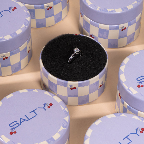 Luna Crest Solitaire Ring