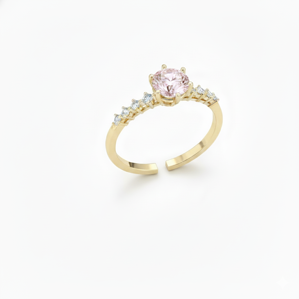 Luna Promise Spark Ring - Salty Accessories