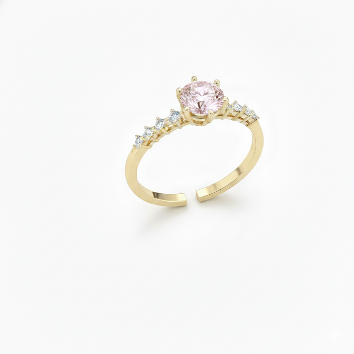 Luna Promise Spark Ring - Salty Accessories