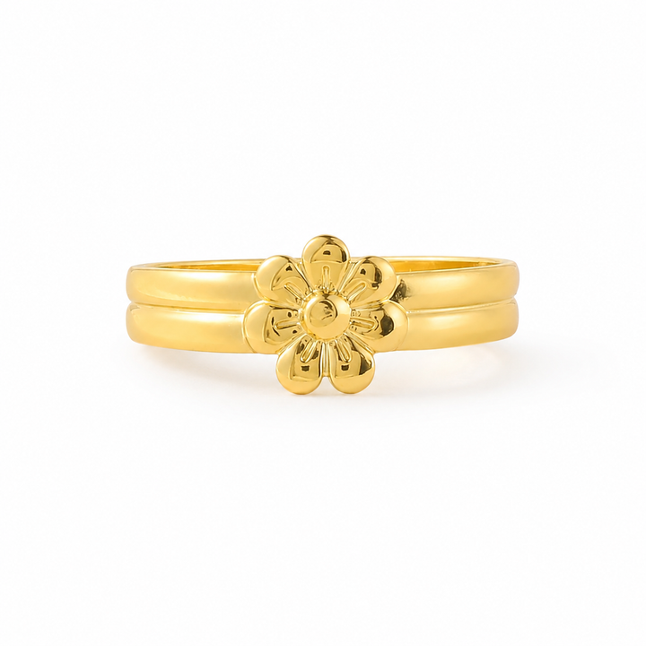 Golden Daisy Ring