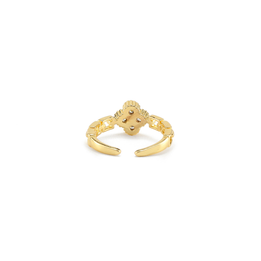 Adjustable Bloom Link Ring