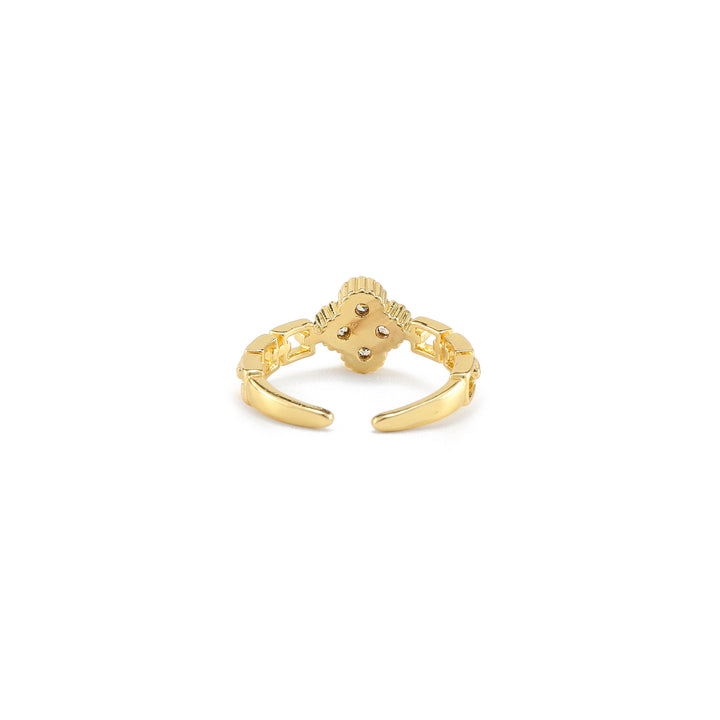 Adjustable Bloom Link Ring
